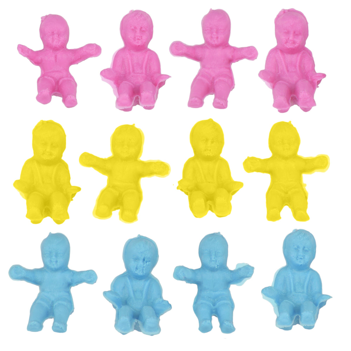 BMC Classic BUNCHOBABIES Blue Pink Yellow 30pc Baby Doll Figures
