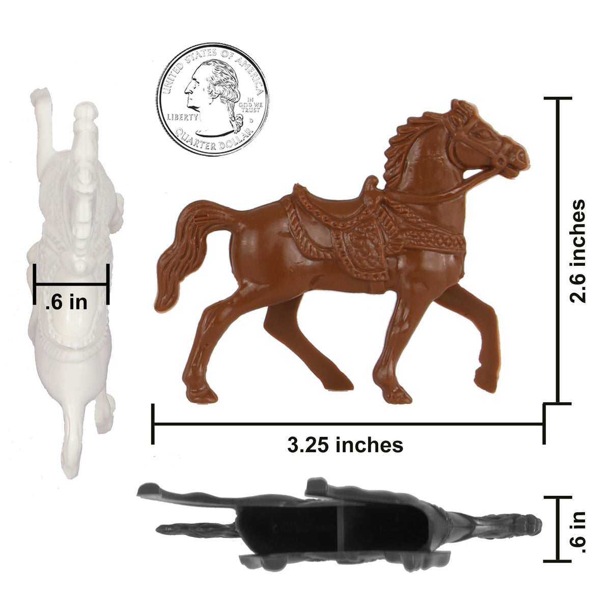 BMC Classic Lido Riding Horses 15pc Plastic Figure Playset