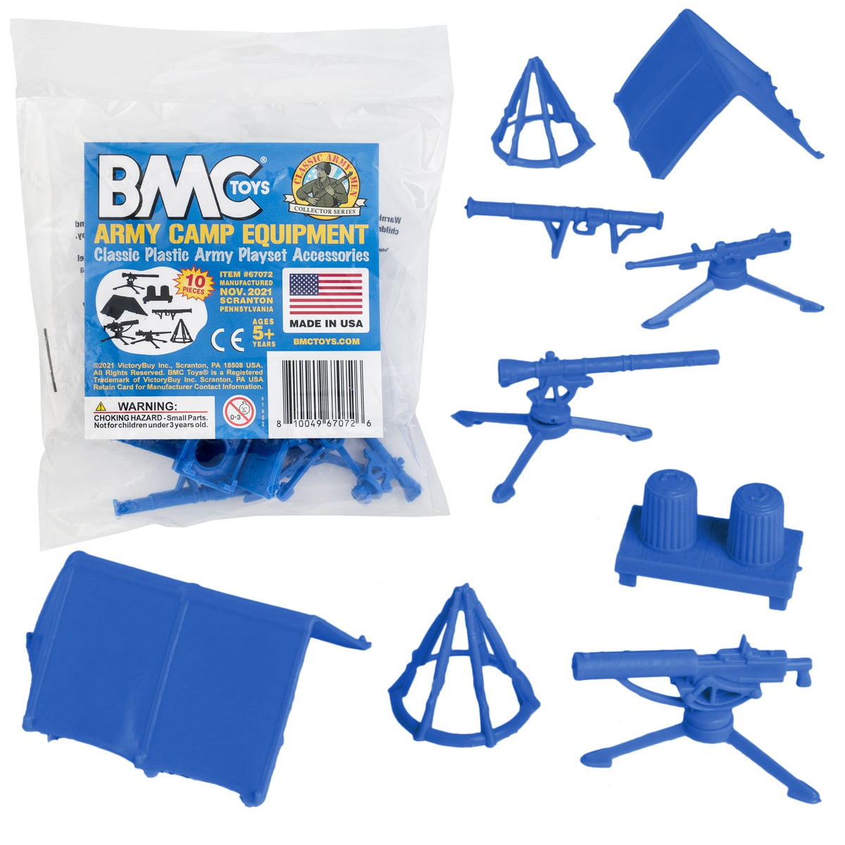 BMC Classic PLASTIC ARMY Men CAMP EQUIPMENT – BMC Toys