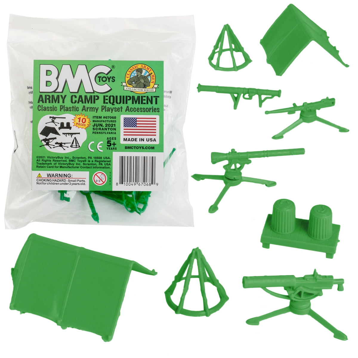 BMC Classic PLASTIC ARMY Men CAMP EQUIPMENT – BMC Toys