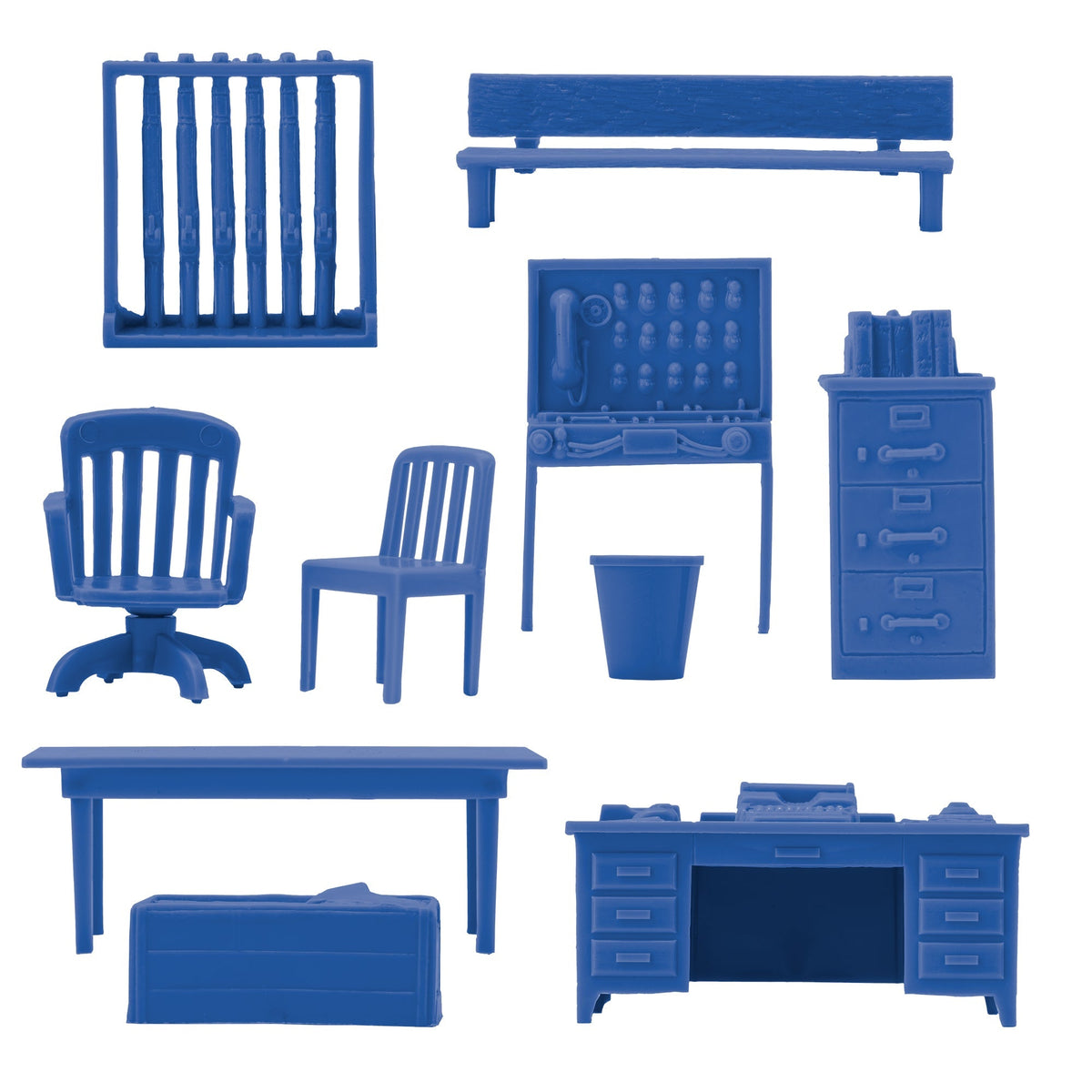BMC Classic Marx Military HQ Accessory Plastic Army Playset