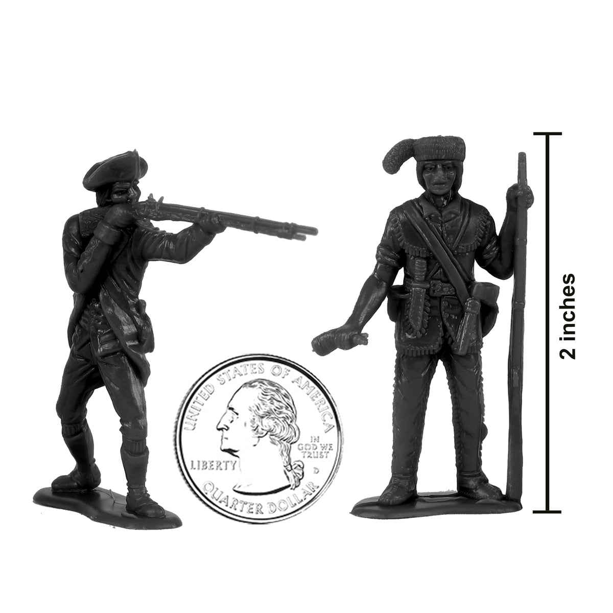 BMC Classic MPC Revolutionary War Soldiers Plastic Army Men