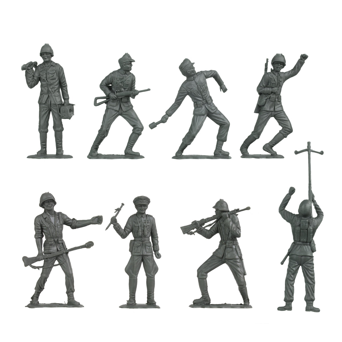 BMC Classic MPC German Plastic Army Men WW2 Soldier Figures Made