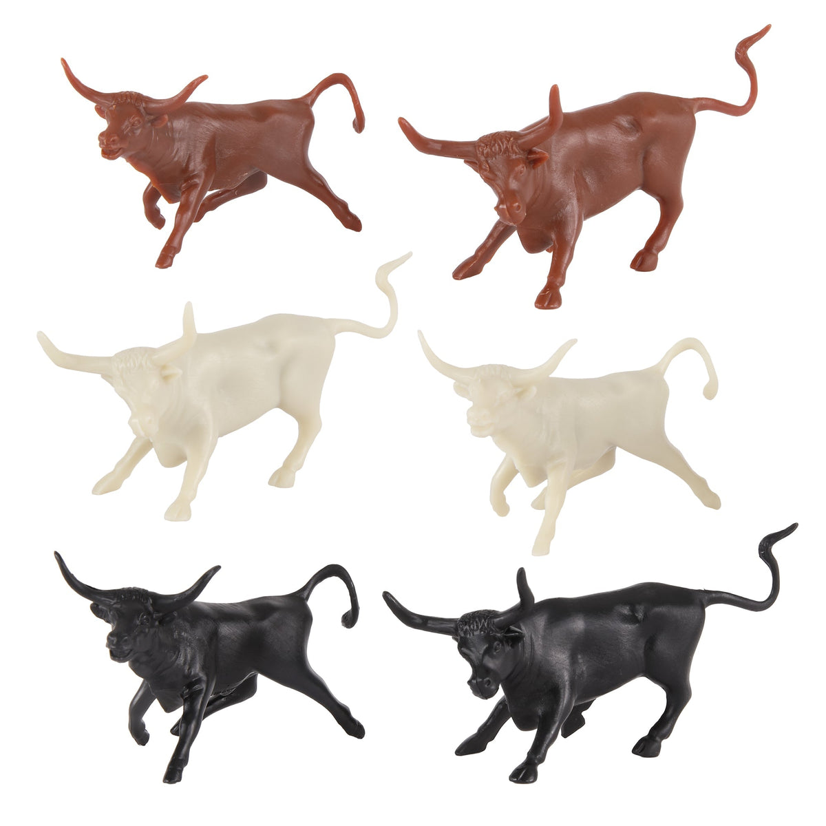 BMC CTS Western Longhorn Steer Cattle Plastic Ranch Cow Figure