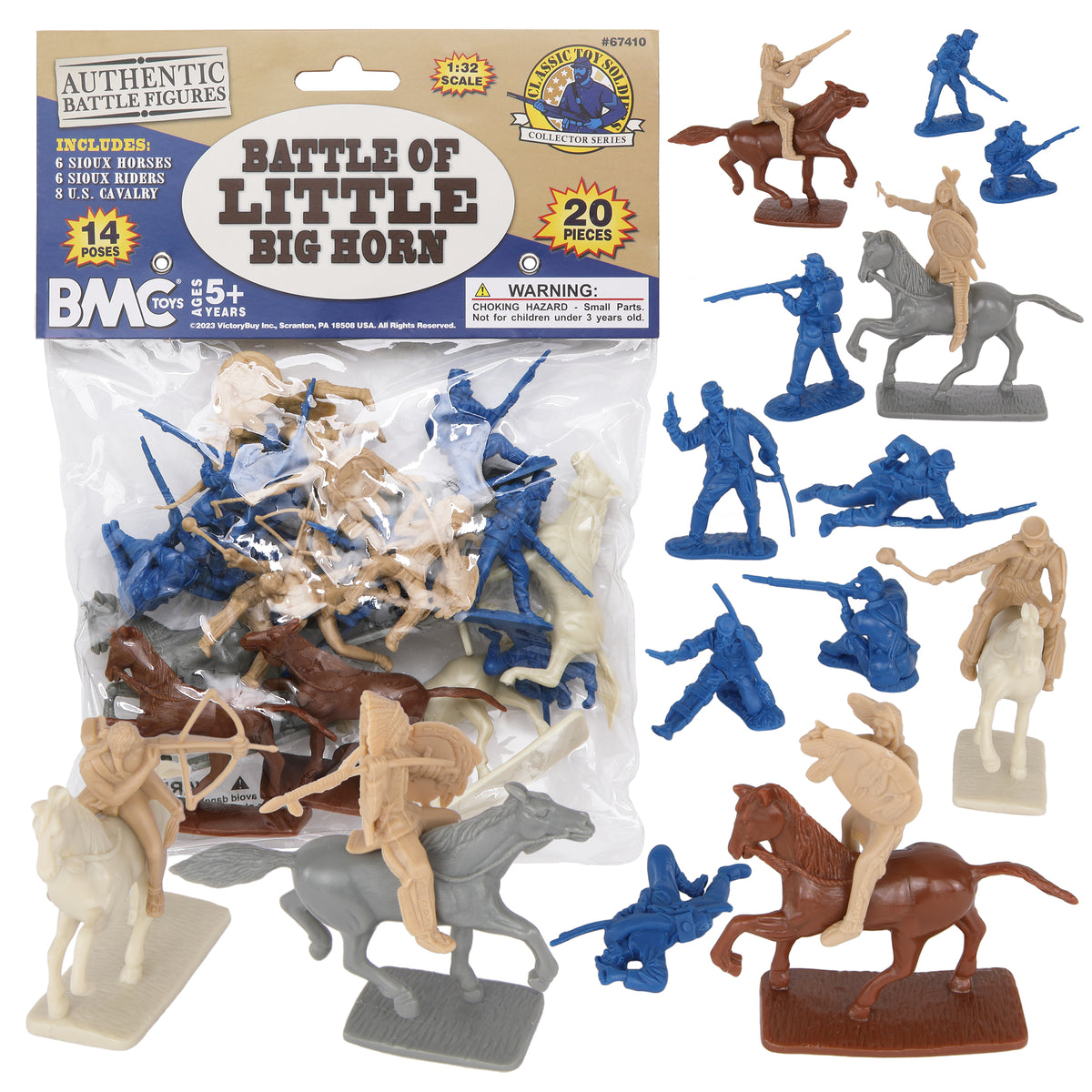 BMC CTS Little Big Horn Battle Plastic Army Men Sioux Cavalry