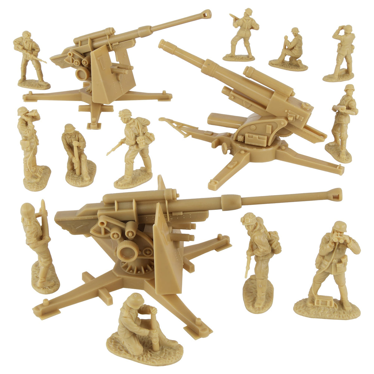 BMC CTS WW2 German Artillery 15pc Tan – BMC Toys