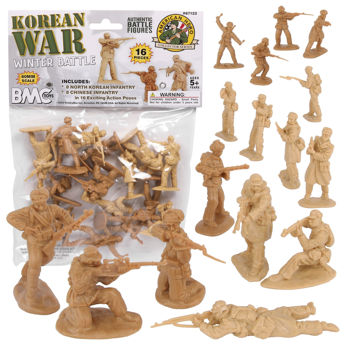 BMC Korean War Winter Battle Tan North Korean Chinese Soldier