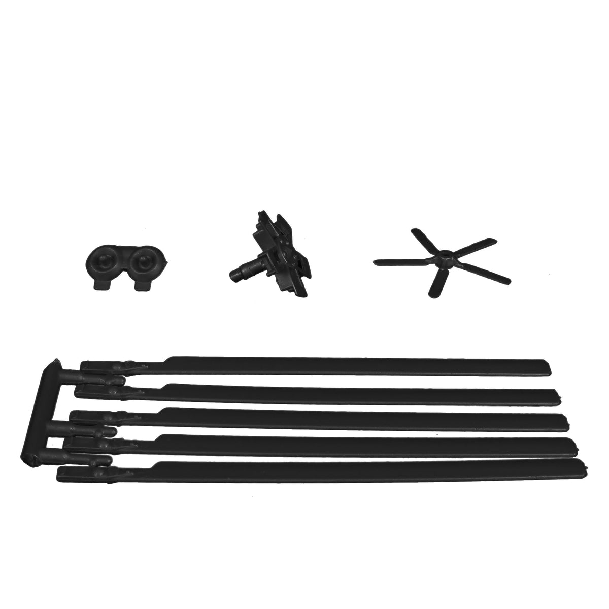 TimMee Plastic Army Men Rescue Helicopter Black Replacement Parts