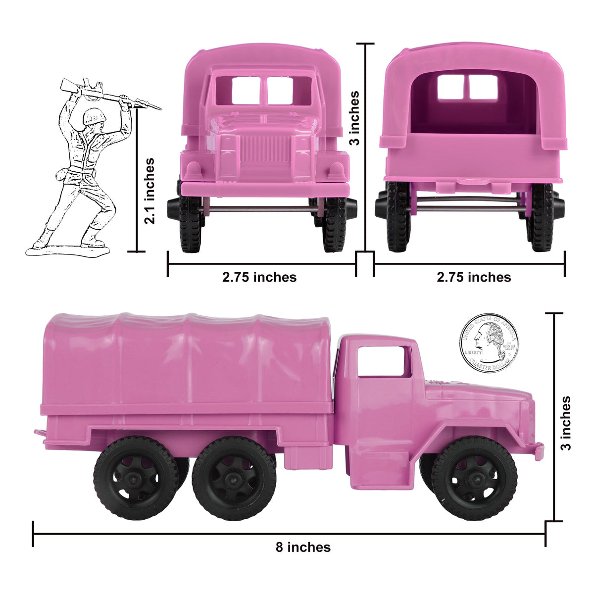 KING AND COUNTRY : DD039 - GMC DEUCE ET DEMI CAMION AVEC