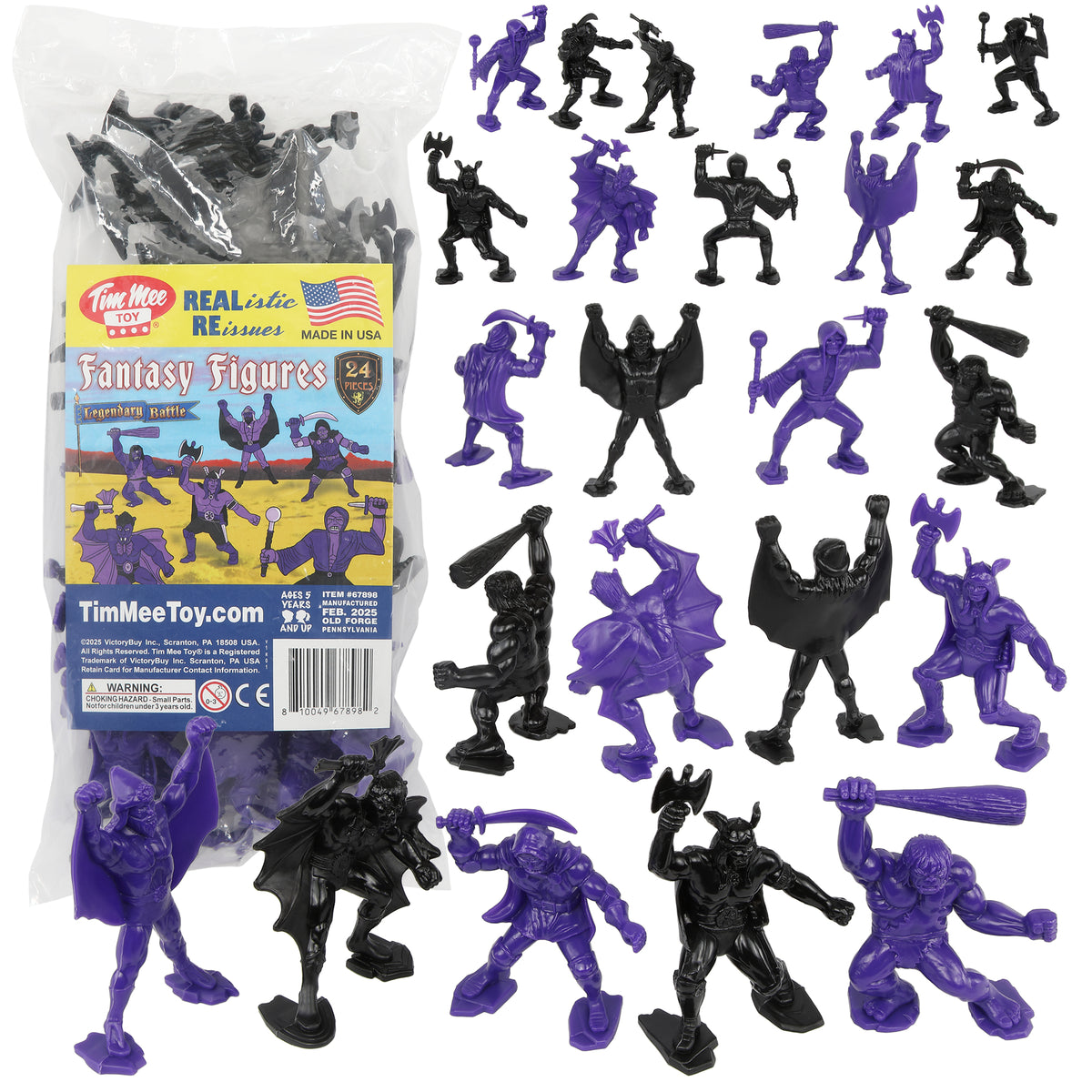 TimMee Legendary Battle Fantasy 3 inch Figures 24pc Set - Made in