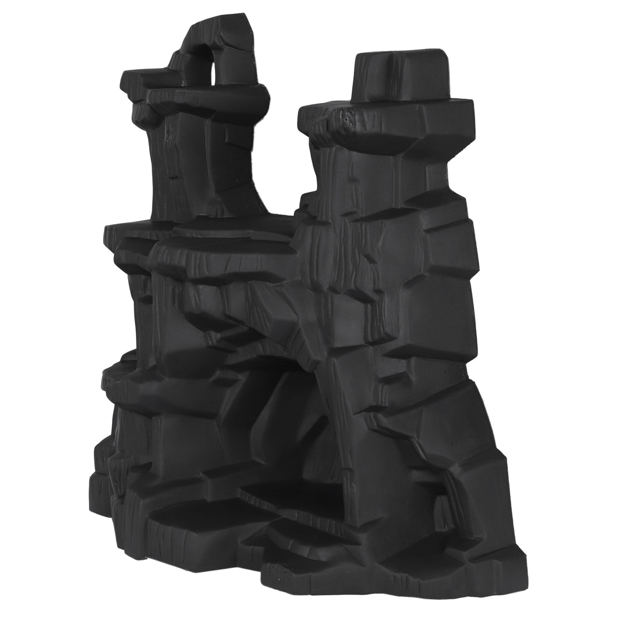 TimMee Battle Mountain Scenery Coal Black Figure Display Play Terrain