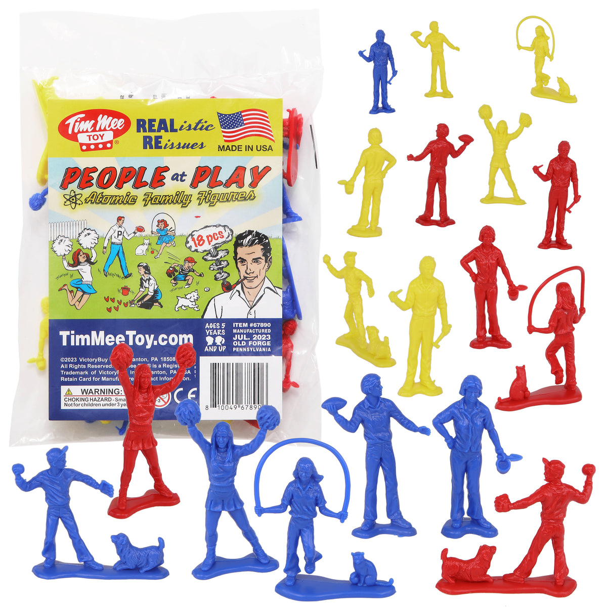 Tim Mee PEOPLE Play Figures Army Toy Colors 18pc Playset – BMC Toys