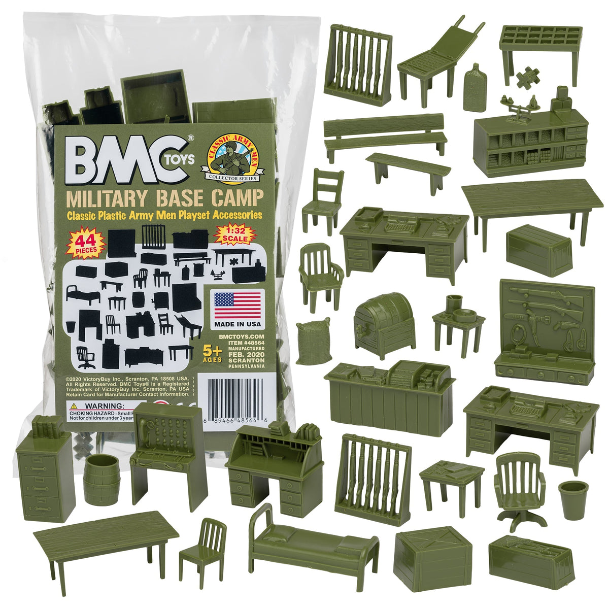 キャディバッグ ARMY BASE COLLECTIO BMC Classic Marx Military Base Camp Plastic Army Men Playset