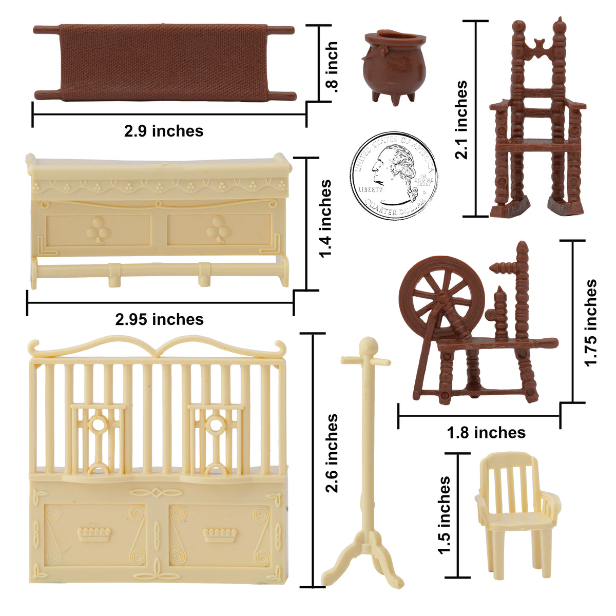 marx dollhouse furniture scale