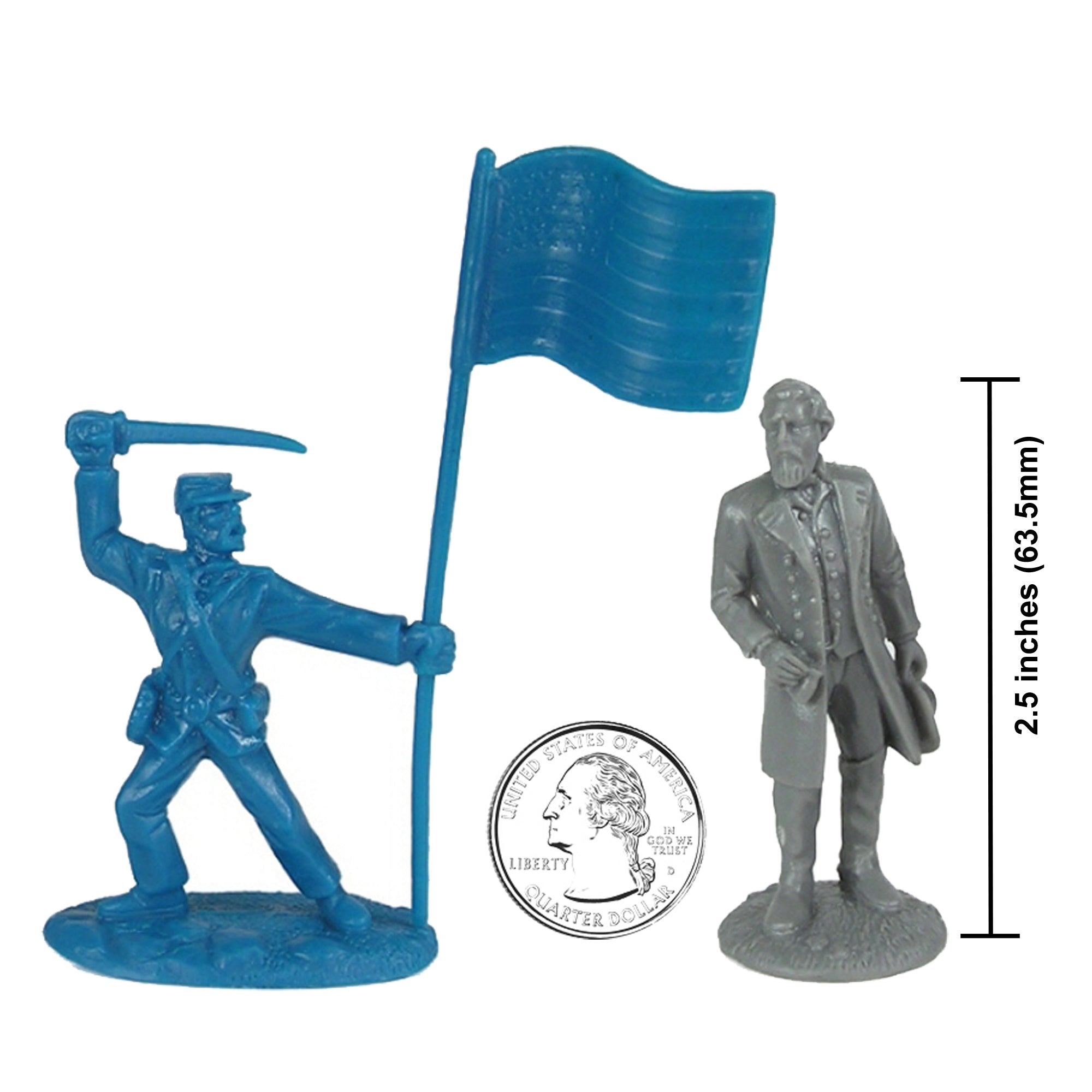 BMC Civil War Toy Soldier Figures Appomattox Battle 26pc Figure