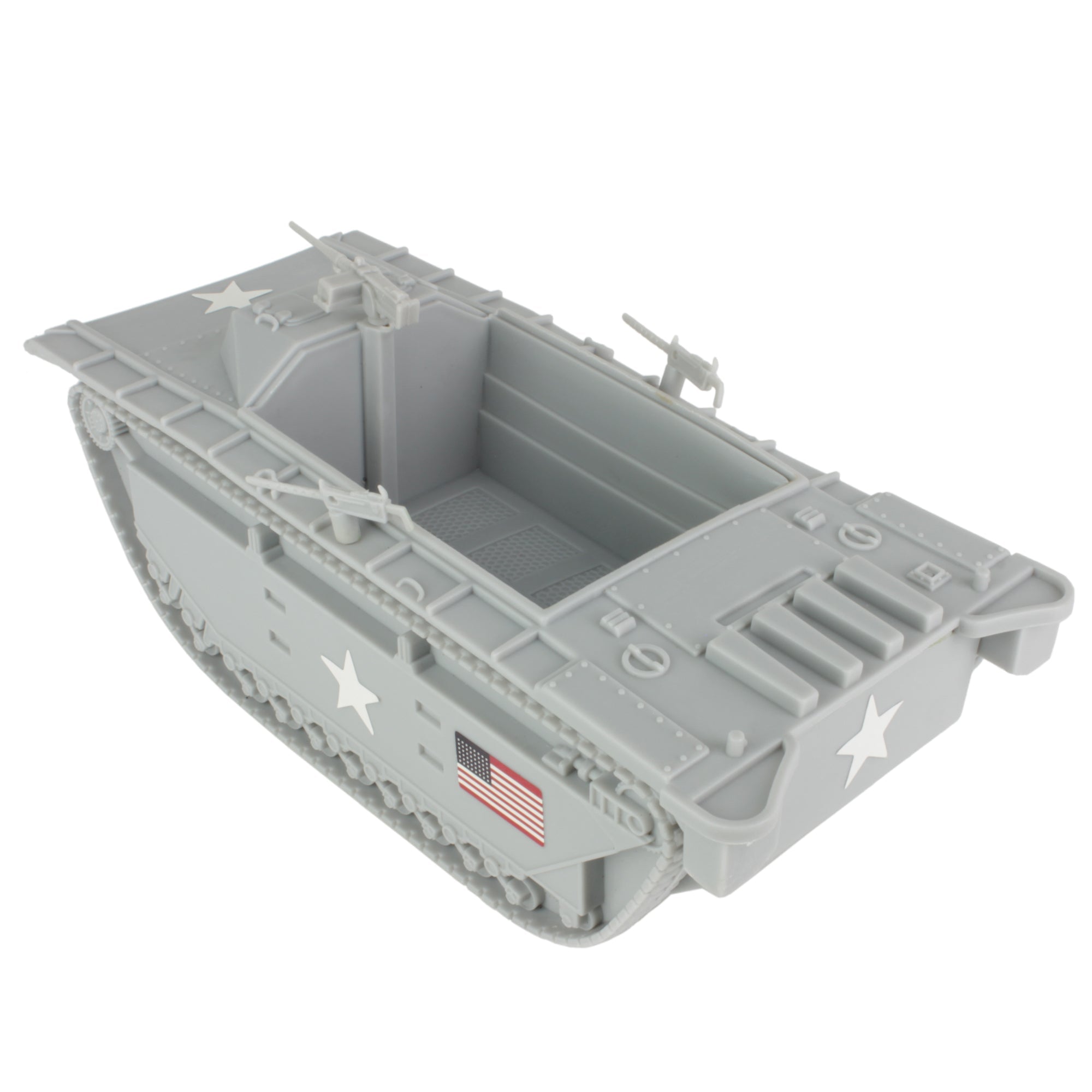 BMC WW2 Gray Amtrack Tank Vehicle for 54mm Plastic Army – BMC Toys