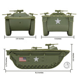 BMC Toys Amtrack OD Green Amphibious Vehicle Scale
