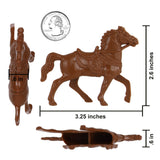 BMC Toys Classic Lido Riding Horses Brown Scale