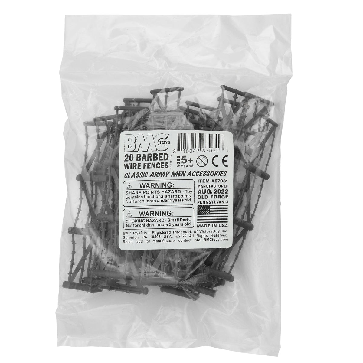 BMC Classic Marx Barbed Wire Fences Plastic Army Men Accessory – BMC Toys