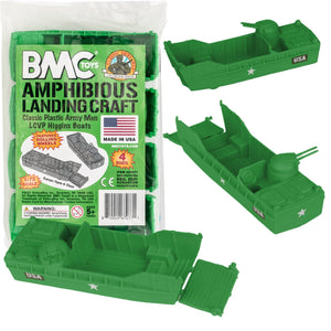 BMC Classic Marx Landing Craft Green Plastic Army Men Vehicle