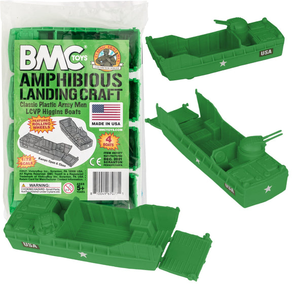 台湾キッズポップスLP 謝 小魚+迷你兵團/陸海空大進撃 BMC Classic Marx Landing Craft Gray Plastic Army Men Vehicle – BMC