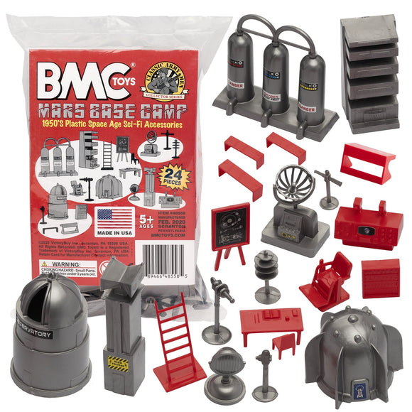 BMC Classic Sci-Fi Mars Base Camp Plastic Army Men Accessory