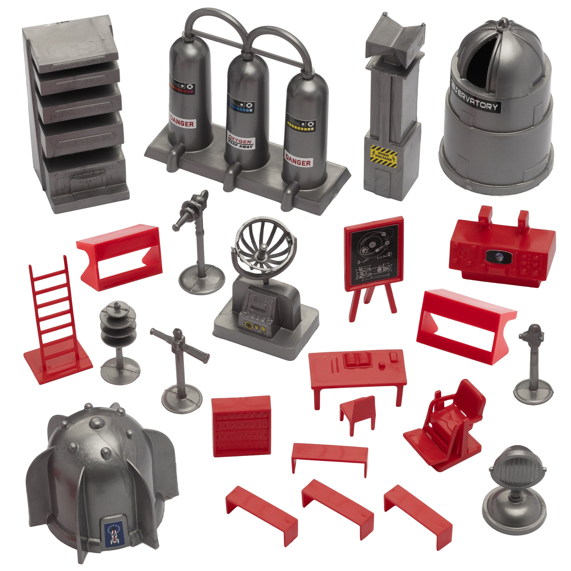 BMC Classic Sci-Fi Mars Base Camp Plastic Army Men Accessory
