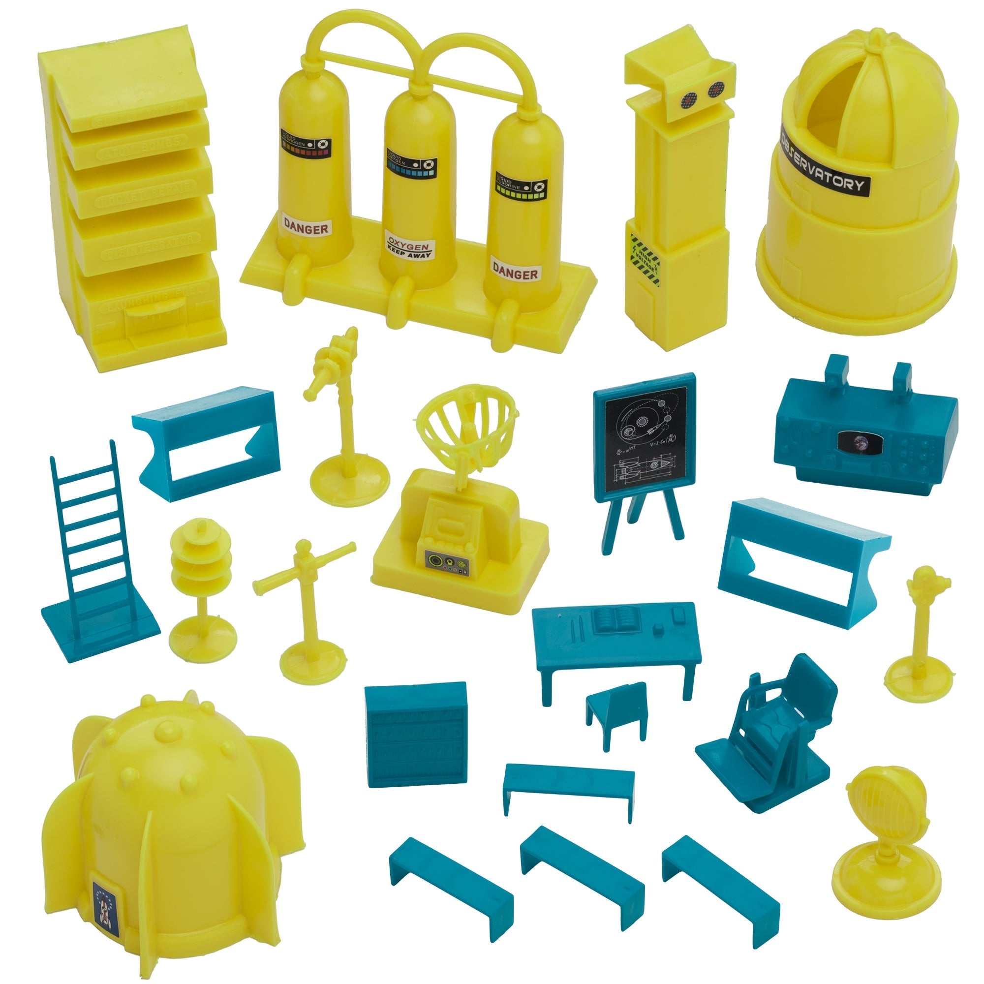 BMC Classic Sci-Fi Mars Base Camp Plastic Army Men Accessory