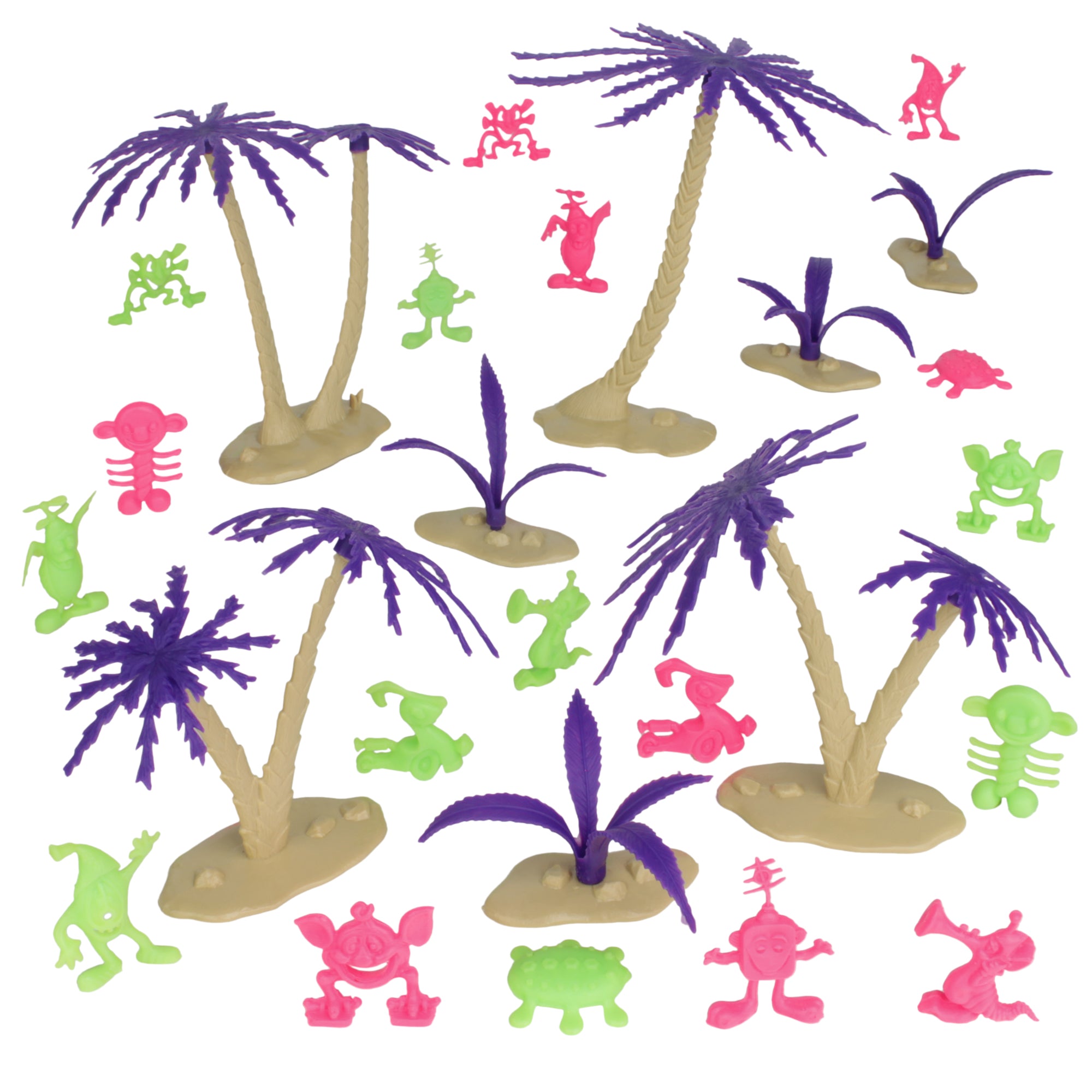 BMC Classic Sci-Fi Alien Jungle 26pc Plastic Figure Accessory