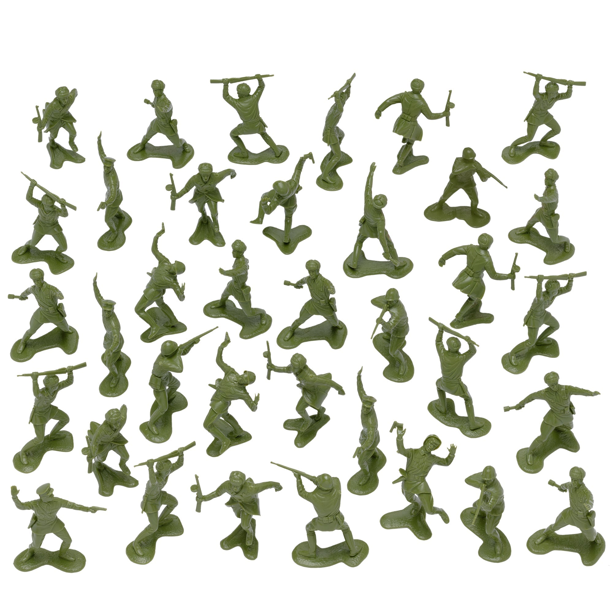 【中古】BMC Classic Marx ロシア製 プラスチック製 陸軍 男性 - 第二次世界大戦兵士フィギュア 米国製 グリーン 48562 BMC Classic Marx Russian Plastic Army Men Green WW2 Soldier