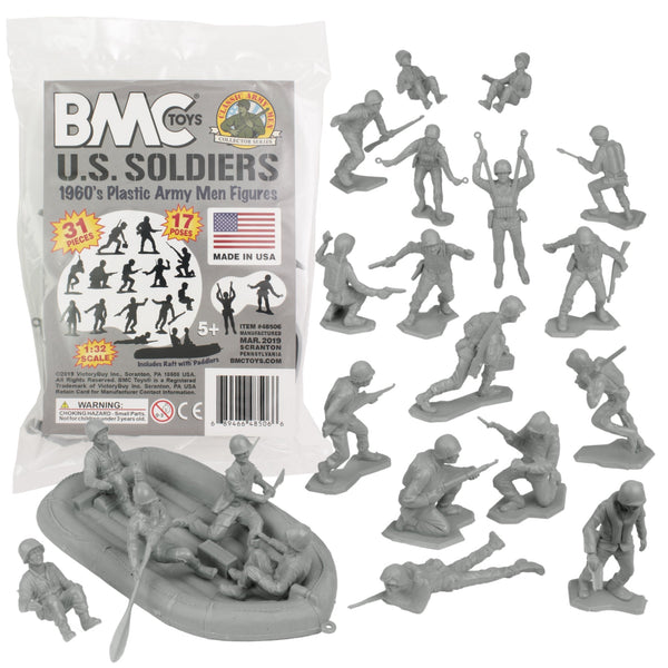 US.NAVY 潜水艦・スツール・アルミ製・米軍払下げ BMC Marx Plastic Army Men US Soldiers Gray WW2 Figures Made in USA