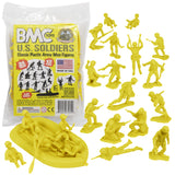 BMC Toys Classic Louis Marx & Co. WW2 Soldiers Yellow Figures Main Image