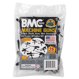 BMC Toys Classic Mpc Army Machine Guns Black and Silver-Gray Package