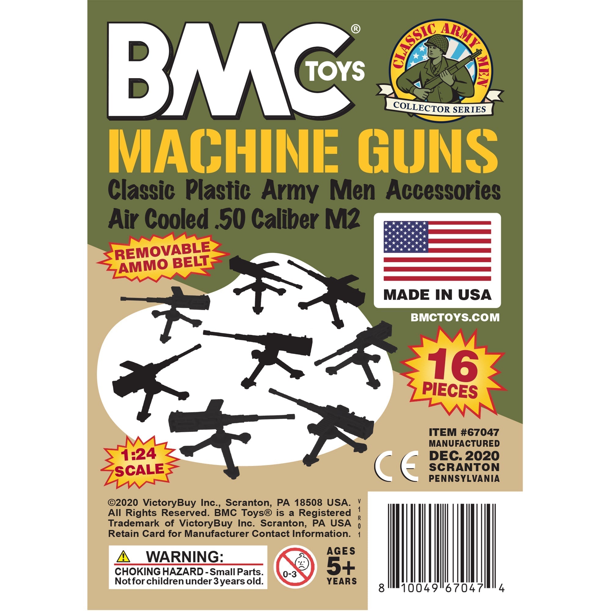 BMC Classic MPC MGs Tan & Green Army Men Accessories US Made – BMC