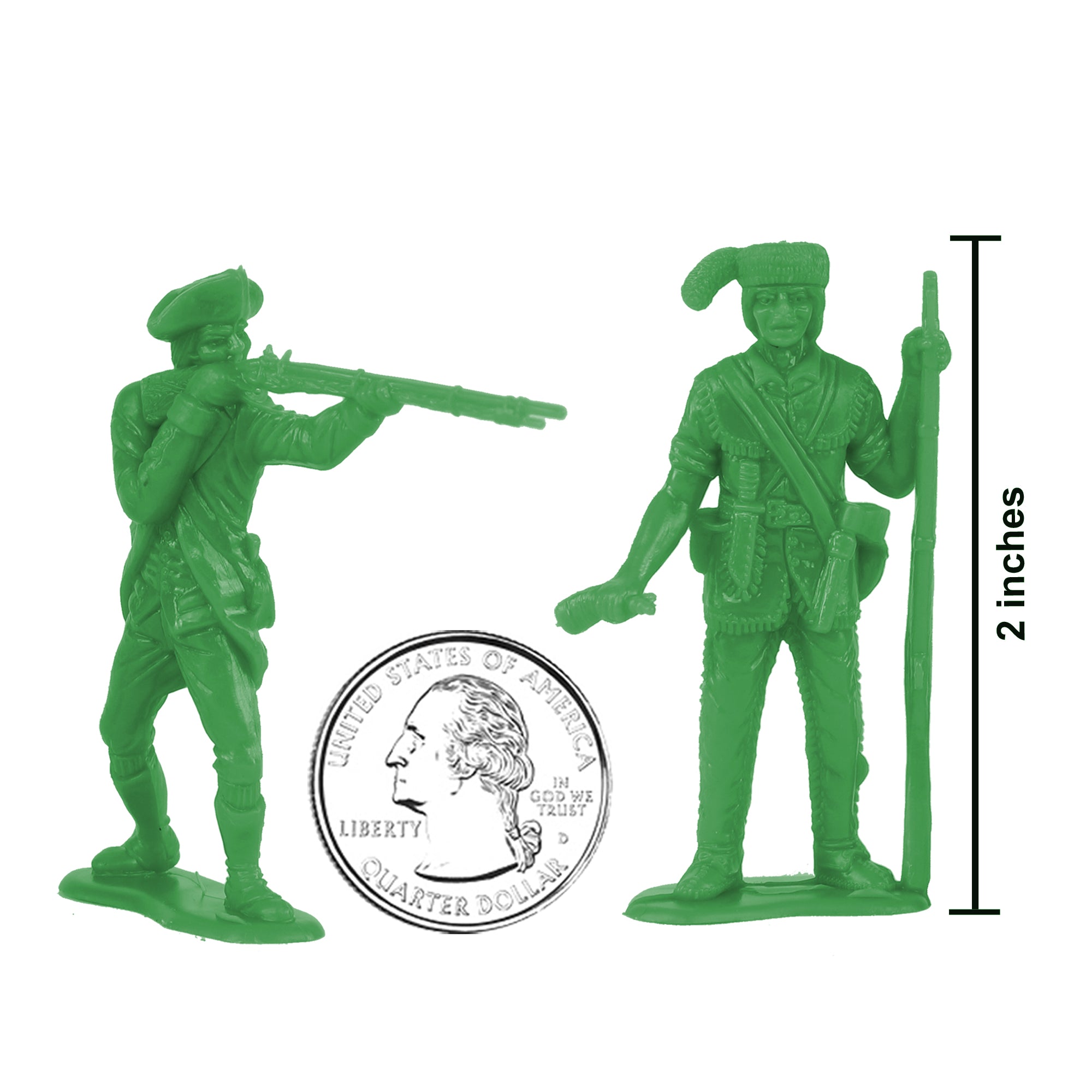 BMC Classic MPC Revolutionary War Soldiers Plastic Army Men