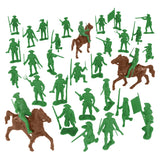 BMC Toys Classic MPC American Revoutionary War Colonial French Medium-Green Soldier Figures Vignette