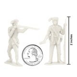 BMC Toys Classic MPC American Revoutionary War Colonial French White Soldier Figures Scale