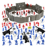 BMC Toys Classic Army Men Collection MPC American Revolutionary War Fort Ticonderoga 76 Piece Playset Vignette
