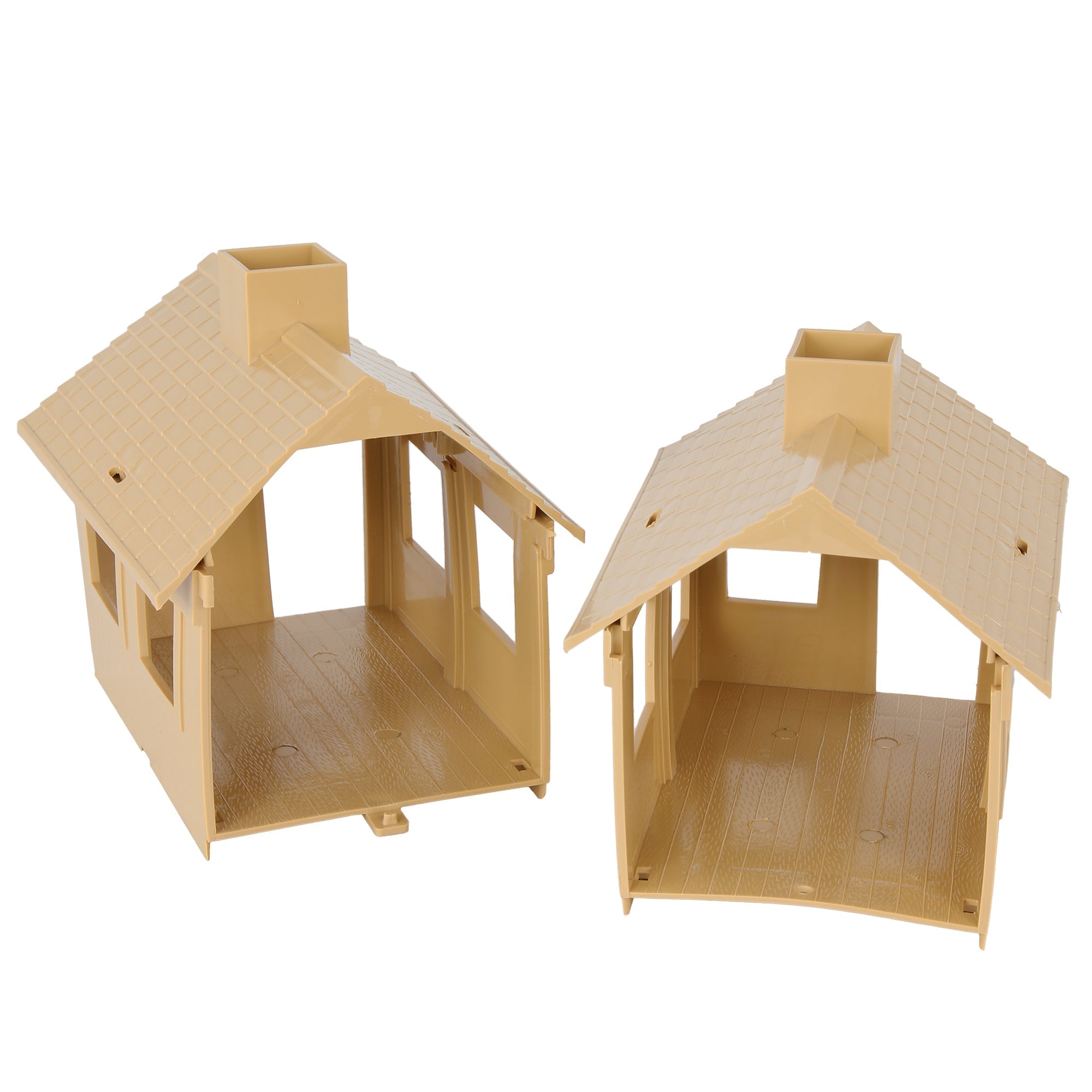 BMC Classic MPC Bunkhouse Barracks - Tan Plastic Army Men Cabin