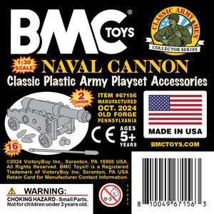 BMC Classic MPC Naval Cannon 2pc Black and Bronze Color Insert Art