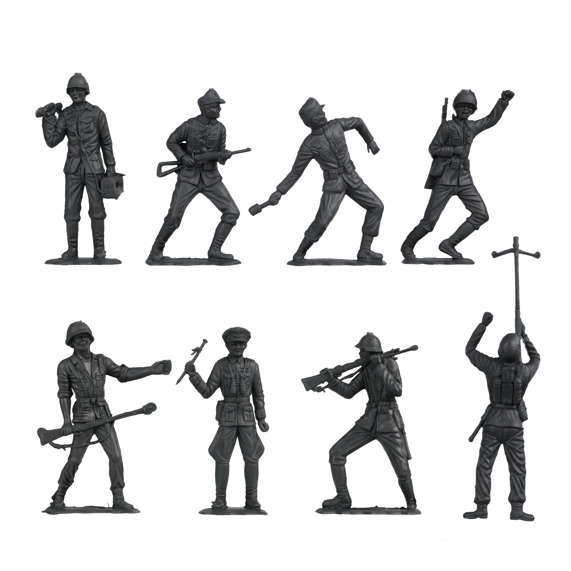 BMC Classic MPC German Plastic Army Men WW2 Soldier Figures Made