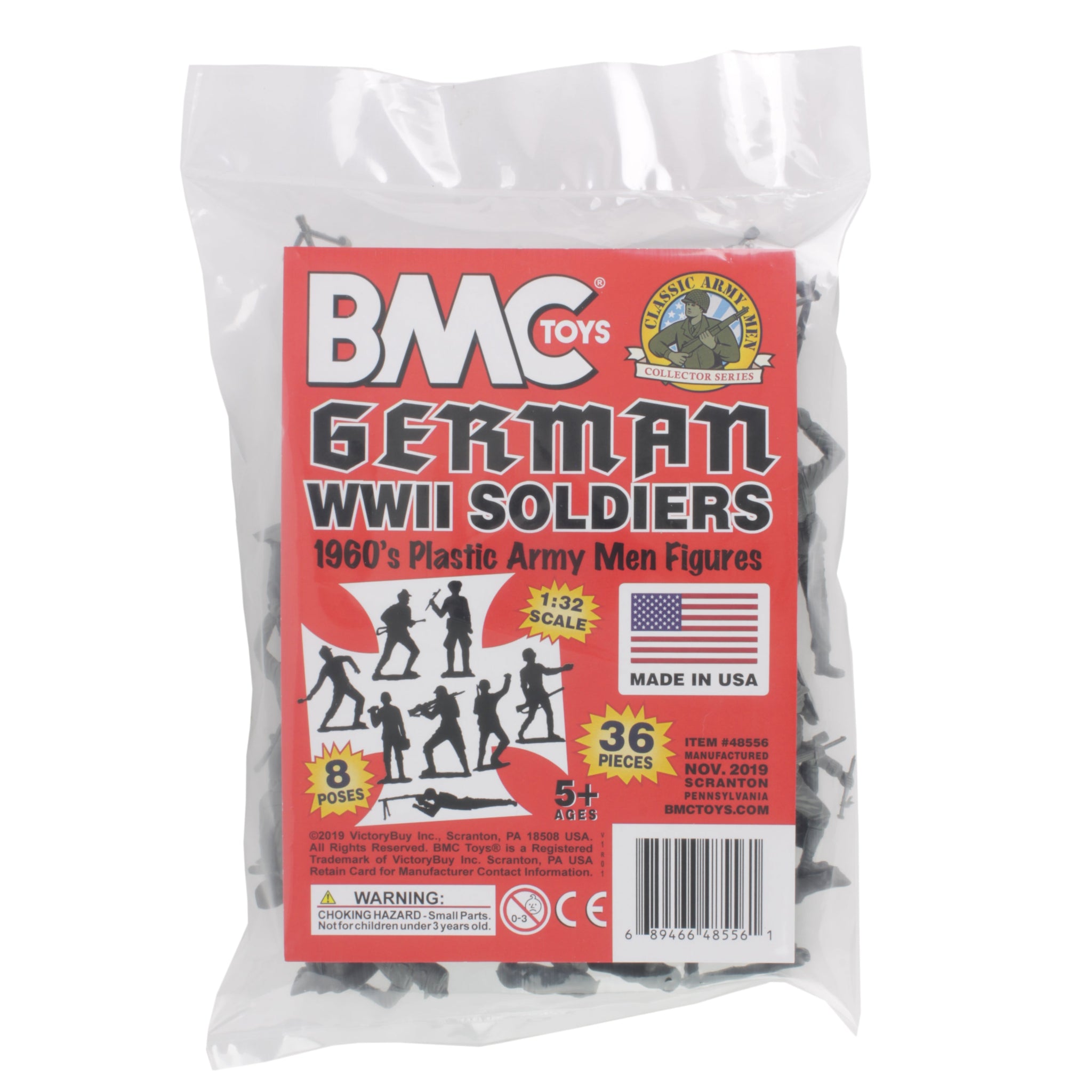 BMC Classic MPC German Plastic Army Men WW2 Soldier Figures Made