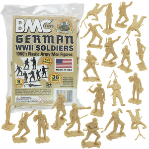 BMC Classic MPC German Plastic Army Men WW2 Soldier Figures Made