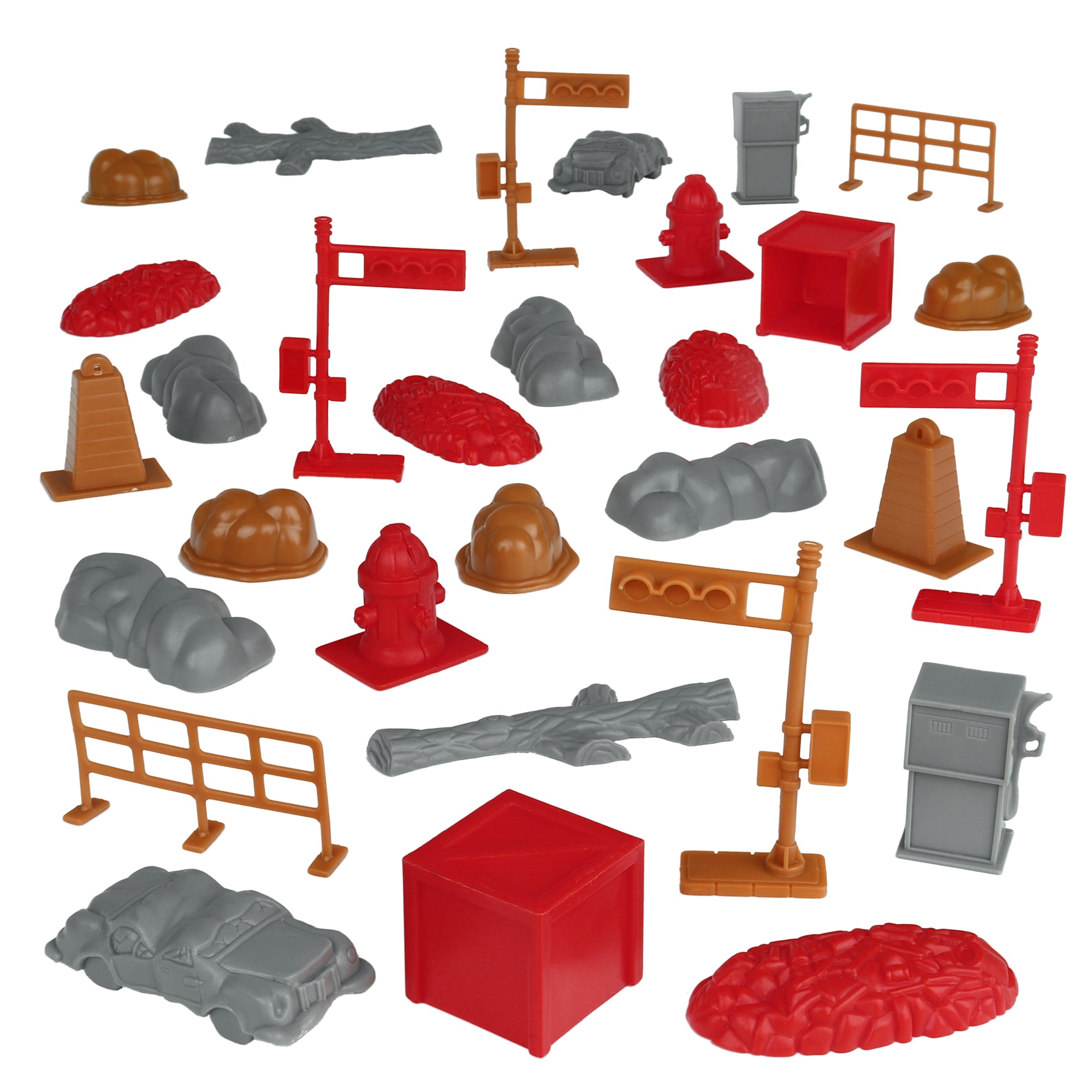 BMC Classic PPC City Street Accessories Plastic Army Men Playset
