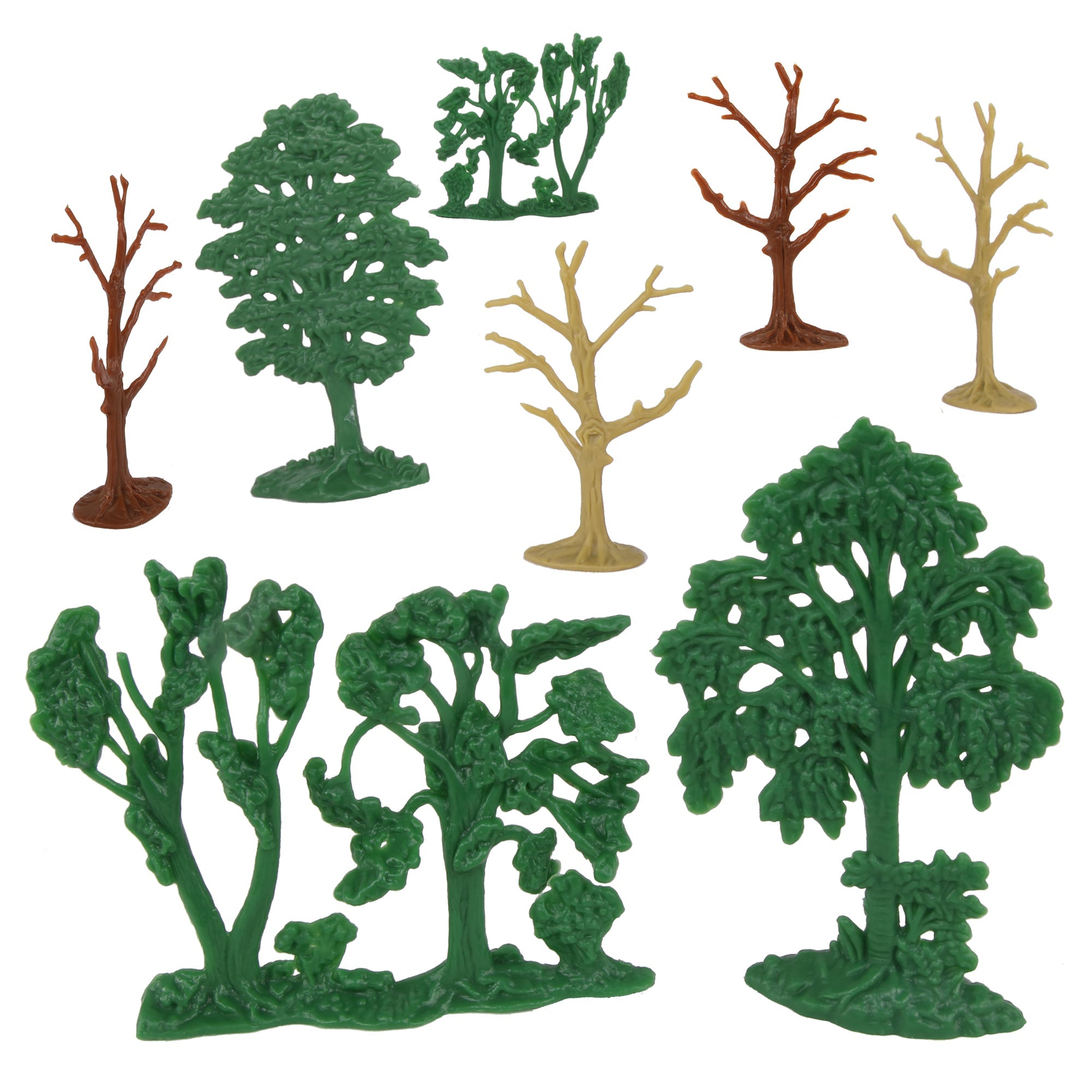 plastic toy trees and plants BMC CTS Woodland Forest Trees
