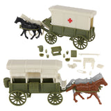BMC CTS WW1 Ambulance Wagons OD Green Vignette