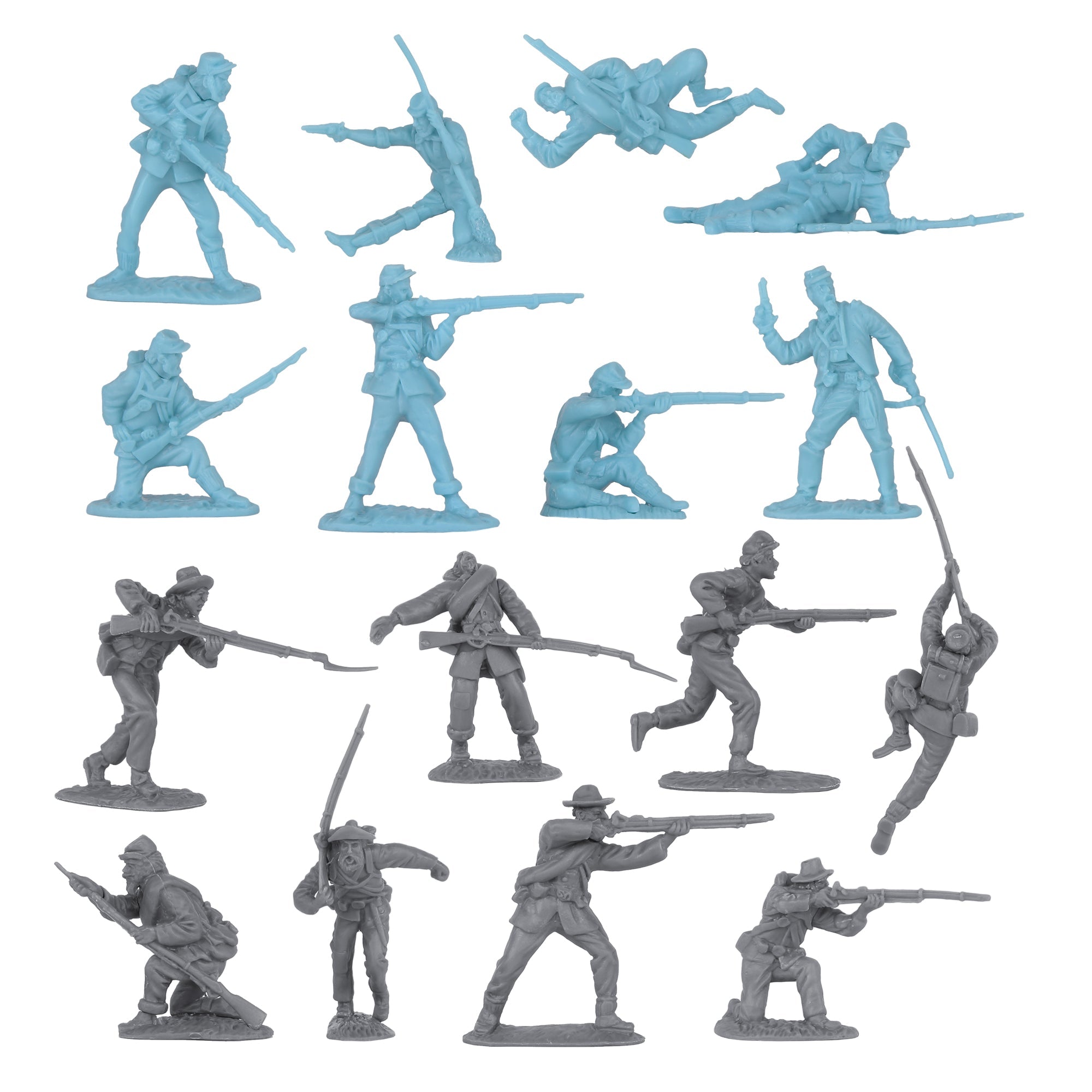BMC CTS Civil War Battle of Picketts Charge Blue Gray Plastic Army