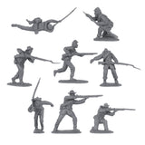 BMC Toys Classic Toy Soldiers American Civil War Gray Close Up View