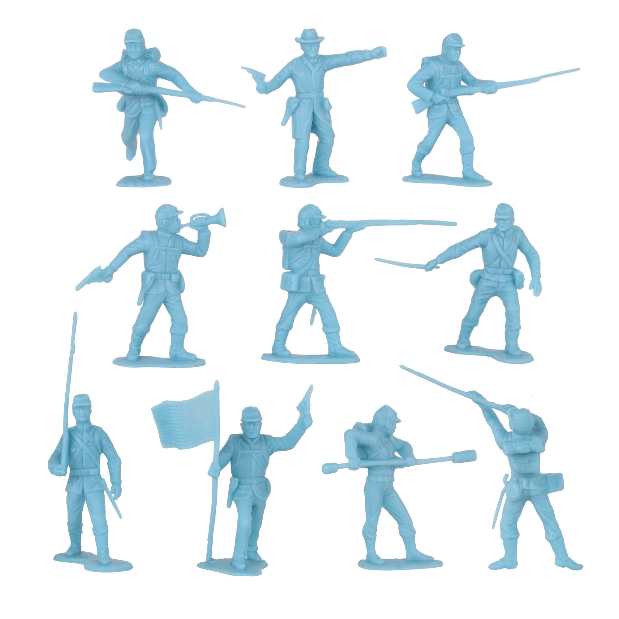 BMC CTS Civil War Battle of Atlanta Blue & Gray Plastic Soldier