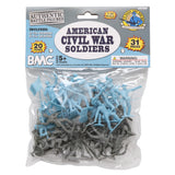 BMC Toys Classic Toy Soldiers American Civil War Marx Powder Blue and Gray Package